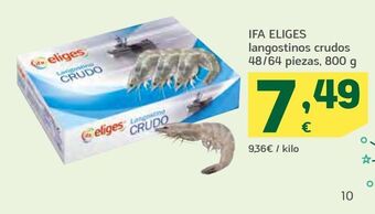 HiperDino Langostinos crudos ifa eliges oferta