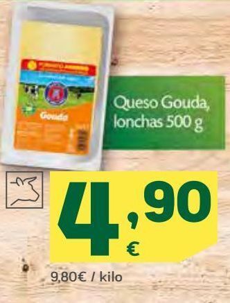 HiperDino Queso en lonchas castillo de holanda oferta