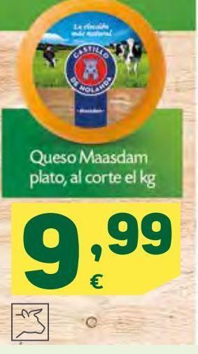 HiperDino Queso maasdam castillo de holanda oferta