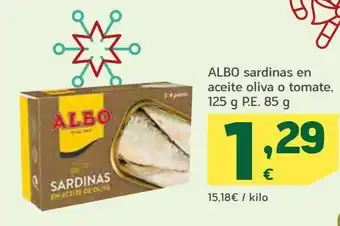 HiperDino Sardinas en aceite albo oferta