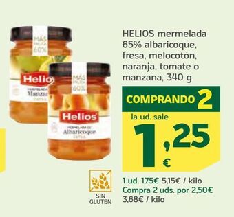HiperDino Mermelada helios oferta