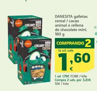 HiperDino Galletas de cereales oferta