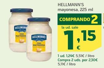 HiperDino Mayonesa hellmann's oferta