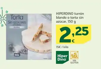 HiperDino Turrón blando hiperdino oferta