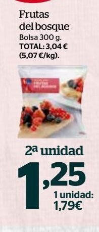 La Sirena Frutas del bosque oferta