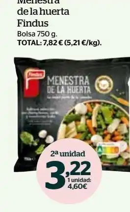 La Sirena Menestra de verduras findus oferta