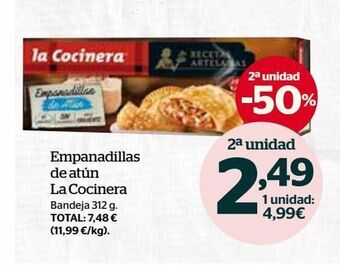 La Sirena Empanadillas de atún la cocinera oferta