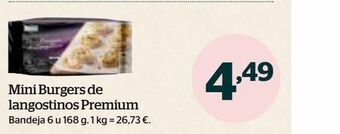 La Sirena Hamburguesas premium oferta