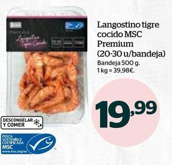 La Sirena Langostinos cocidos premium oferta