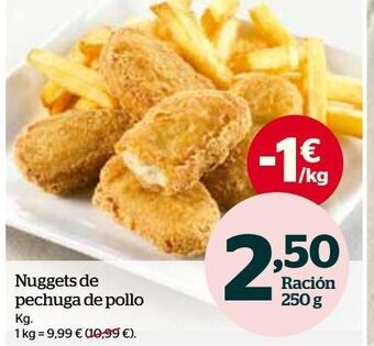 La Sirena Nuggets de pollo oferta
