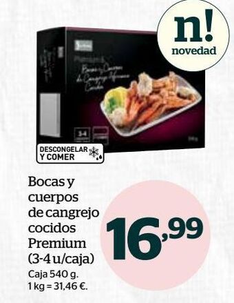 La Sirena Cangrejo premium oferta