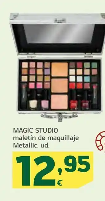 HiperDino Magic studio maletín de maquillaje metallic oferta
