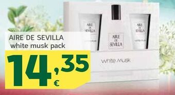 HiperDino Aire de sevilla white musk pack oferta