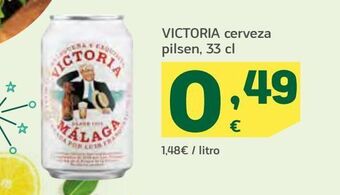HiperDino Victoria cerveza pilsen oferta