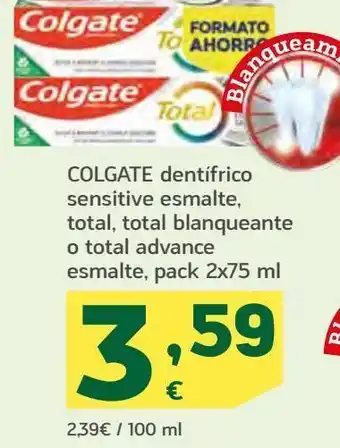 HiperDino Colgate dentífrico oferta