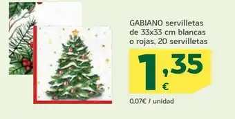 HiperDino Servilletas de papel oferta