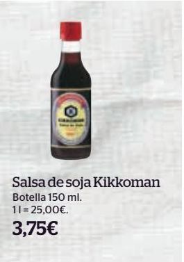 La Sirena Salsa de soja kikkoman oferta