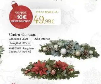 Costco Centro de mesa 25 luces led oferta