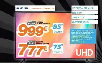 Pascual Martí Samsung tv yeb5au7105 ue75au77105 oferta