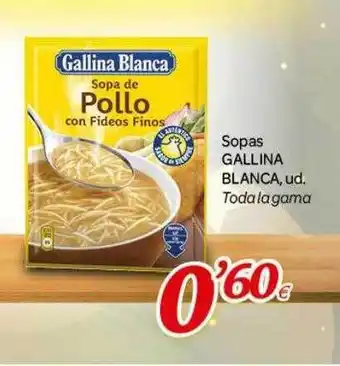 Alsara Supermercados Sopas gallina blanca oferta