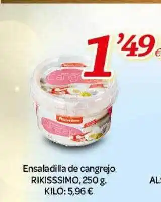 Alsara Supermercados Ensaladilla de cangrejo rikissimo oferta