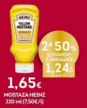 Hiper Usera Mostaza Heinz 220ml oferta