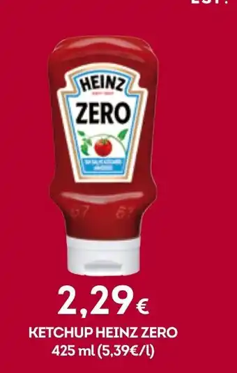 Hiper Usera Ketchup Heinz Zero 435ml oferta