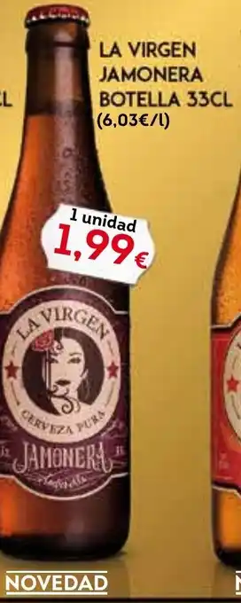 Hiper Usera La Virgen Jamonera Botella 33cl oferta