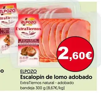 Hiper Usera Elpozo Escalopin De Lomo Adobado 300g oferta