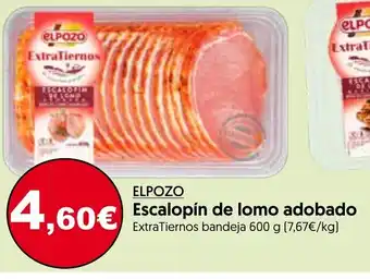 Hiper Usera Elpozo Escalopin De Lomo Adobado 600g oferta