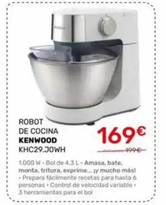 Cenor Robot de cocina kenwood khc29.jowh oferta