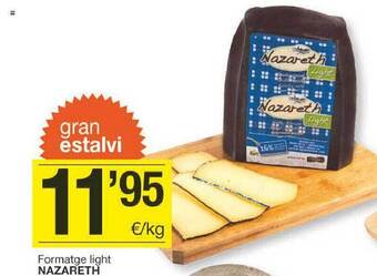 BonpreuEsclat Formatge light nazareth oferta