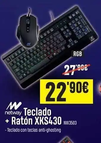 Beep Netway tecaldo + ratón xks430 oferta