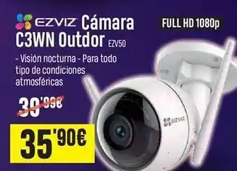 Beep Ezviz cámara c3wn outdoor oferta
