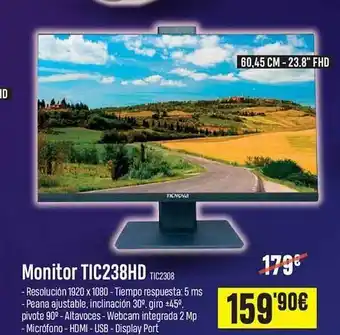 Beep Monitor tic238hd oferta