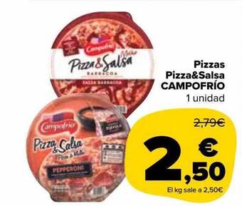 Carrefour Market Pizzas pizza&salsa campofrío oferta