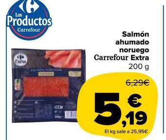 Carrefour Market Salmón ahumado noruego carrefour extra oferta