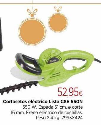 Cadena88 Cortasetos eléctrico lista cse 550n oferta