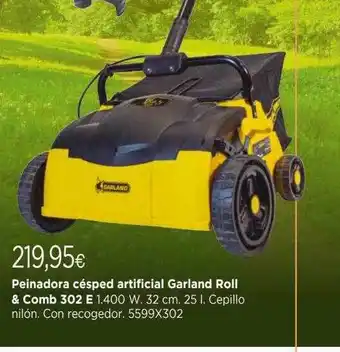 Cadena88 Peinadora césped artificial garland roll & comb 302 e oferta
