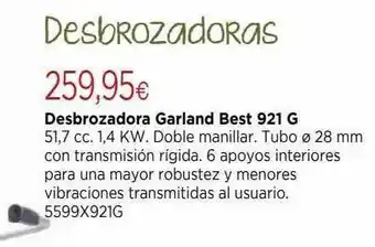 Cadena88 Desbrozadora garland best 921 g oferta