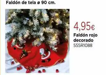 Cadena88 Faldón rojo decorado oferta