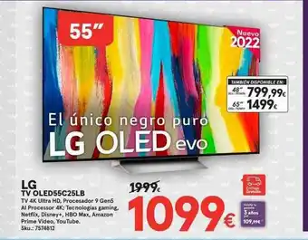 Worten Lg tv oled 55c25lb oferta