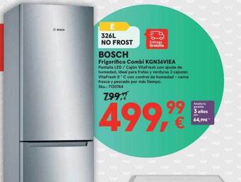Worten Bosch frígorifico combi kgn36viea oferta