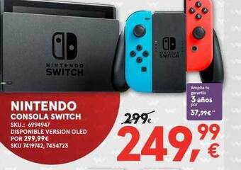 Worten Nintendo consola switch oferta