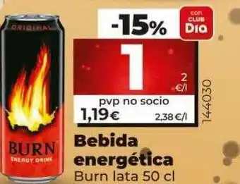 Dia Bebida energética burn lata oferta