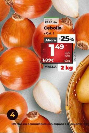 Dia Cebolla oferta