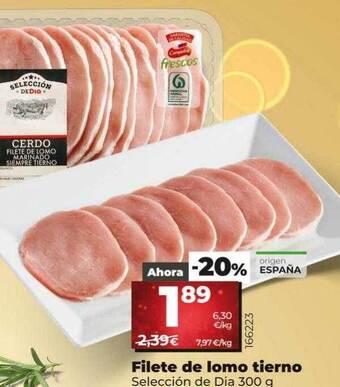 Dia Filete de lomo tierno oferta