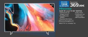 Costco Hisense qled 4k smart tv 50 oferta