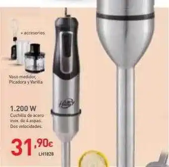 1.200w cuchilla de acero inox lh1828