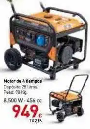 Mi Bricolaje Motor de 4 tiempos 8.500w 456cc oferta